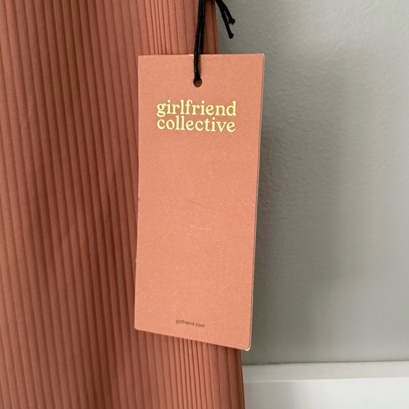 NWT Girlfriend Collective RIB High-Rise Compressive Legging in Rye - Picture 10 of 11